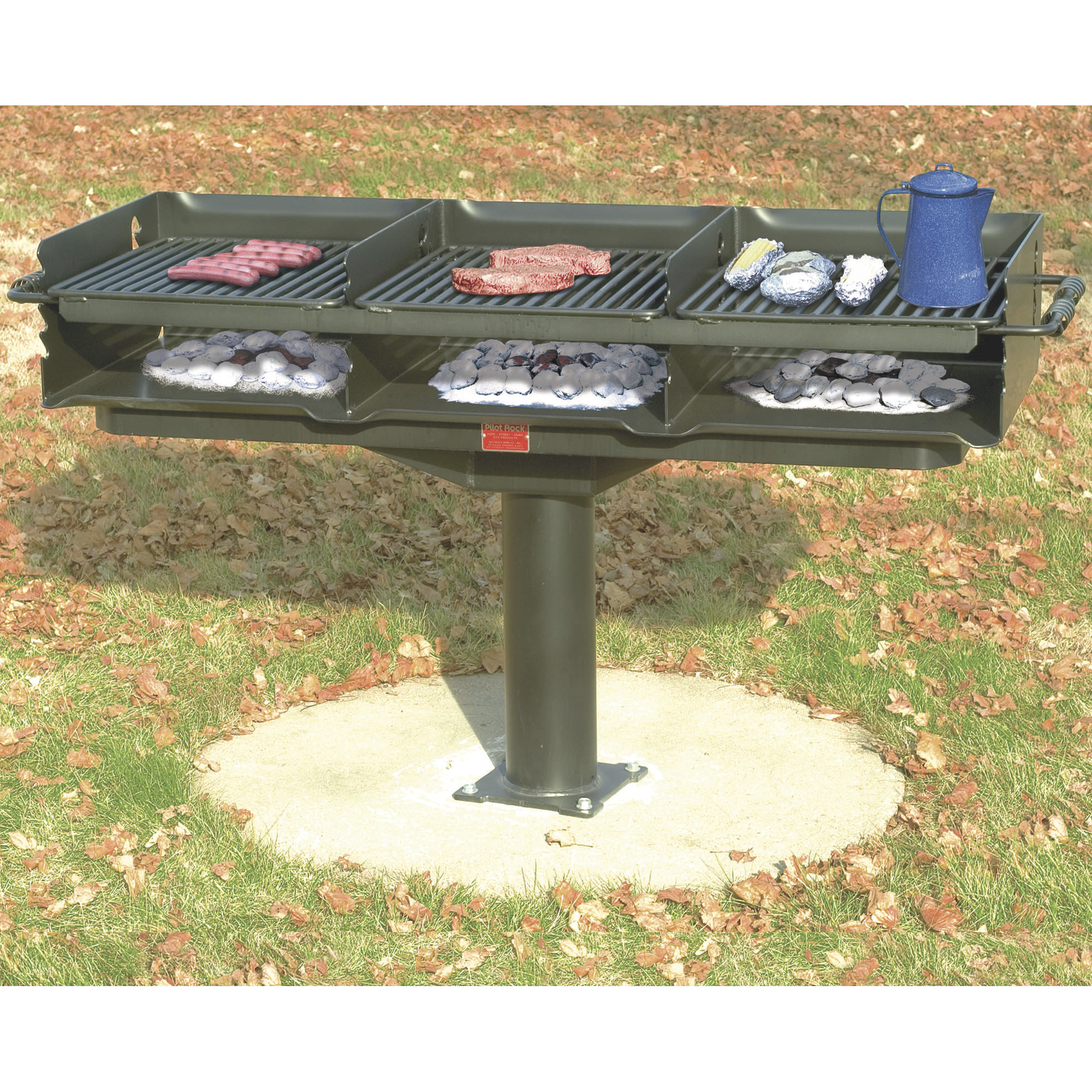 Pilot Rock Shelterhouse 1,220 Sq. In. Grill, Model# Q3-2460 B8